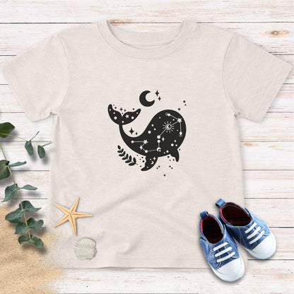 Moon & whale Toddler Tee