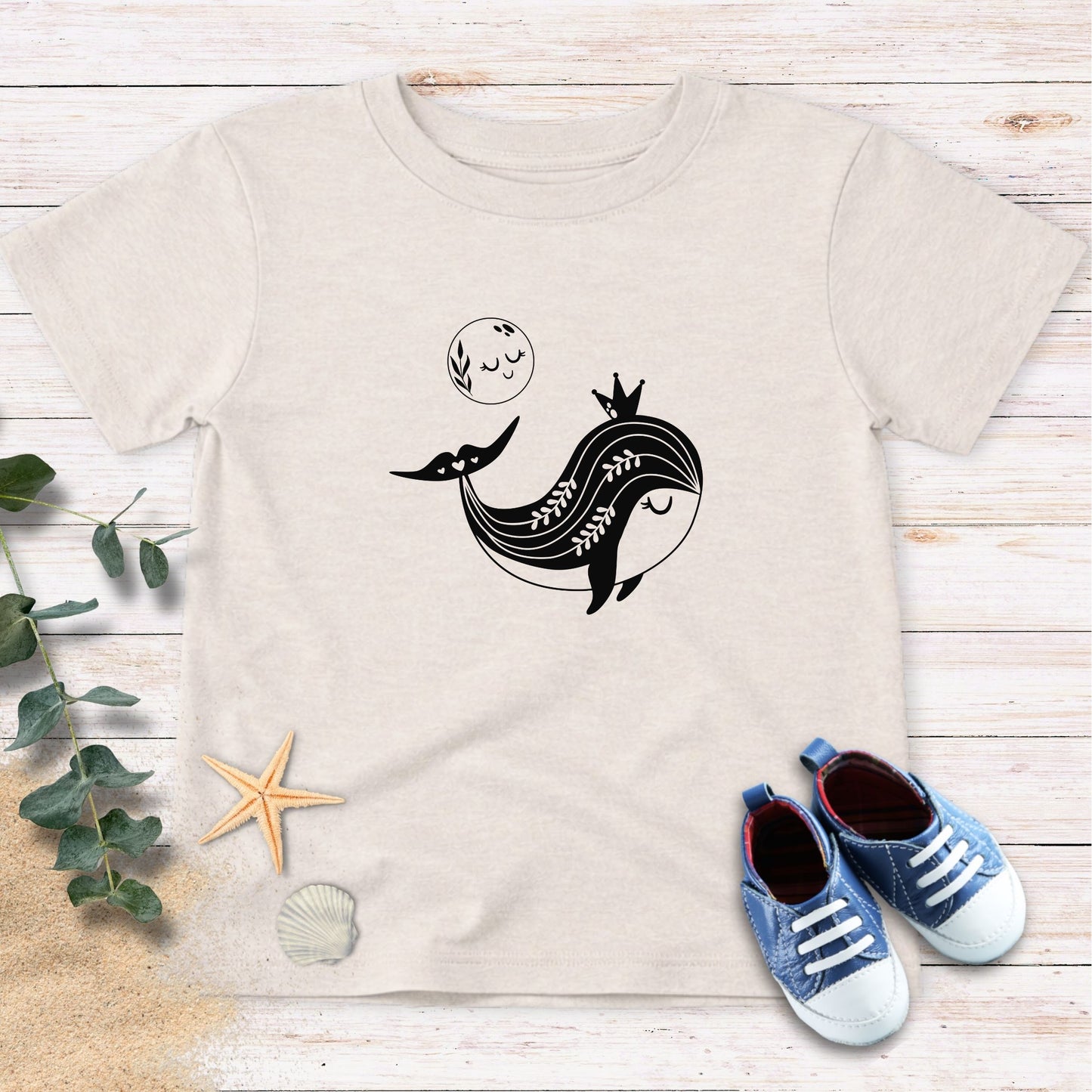Royal Whale Toddler Tee