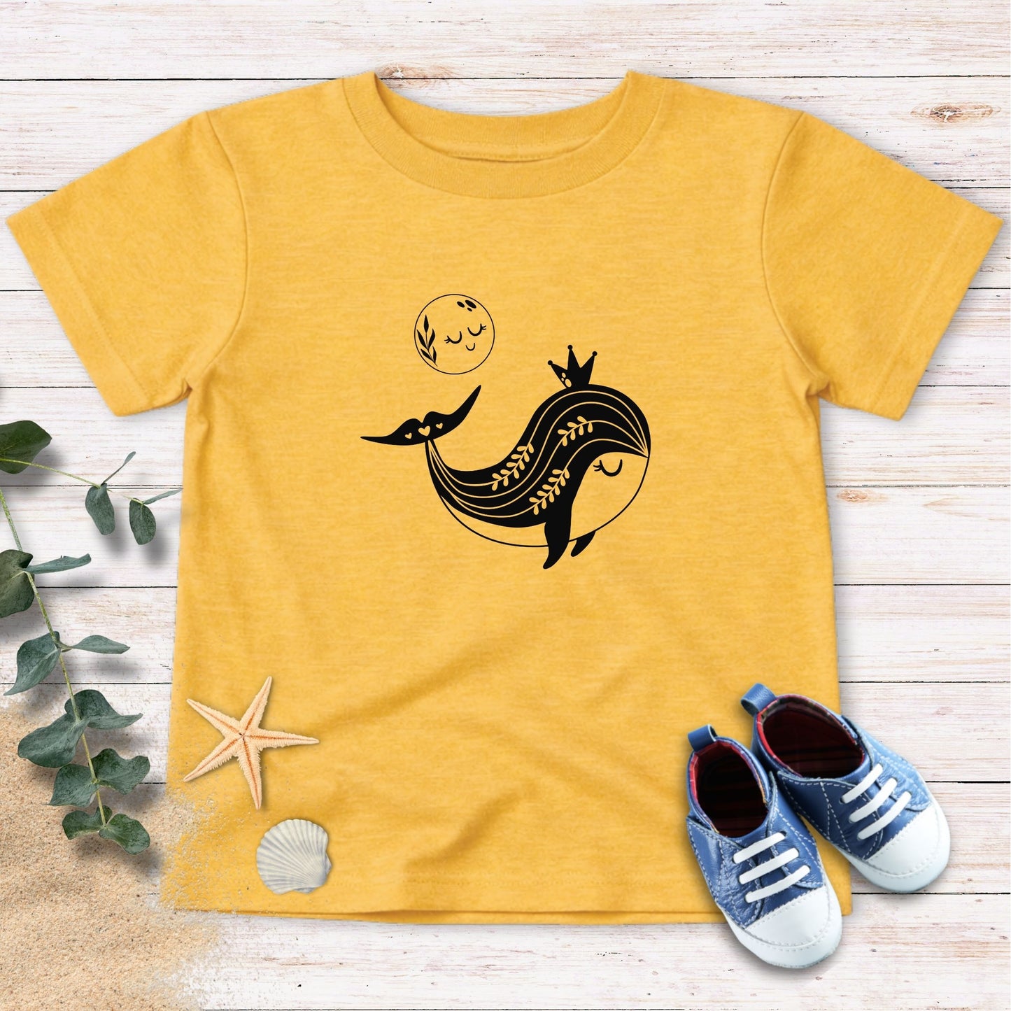Royal Whale Toddler Tee