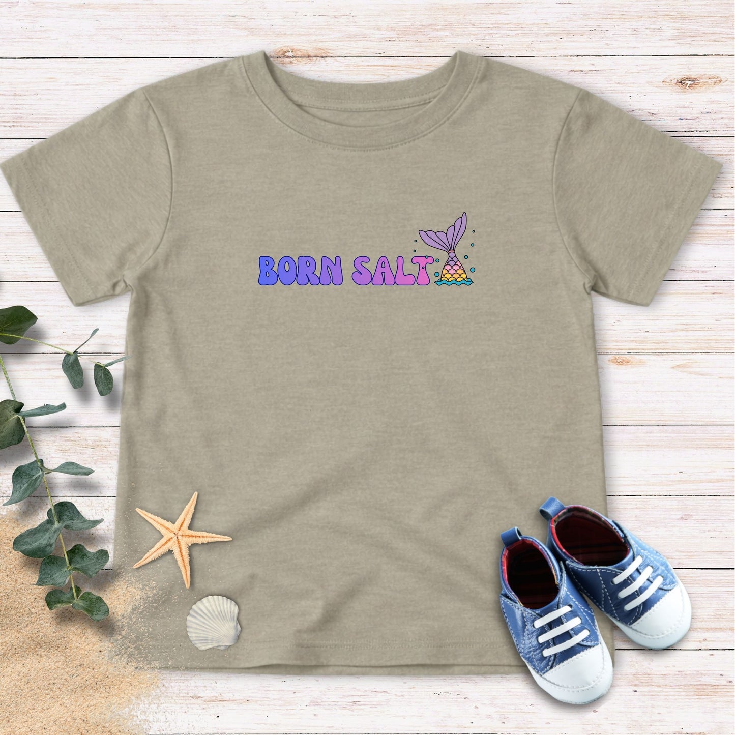 Born Salty Toddler Tee