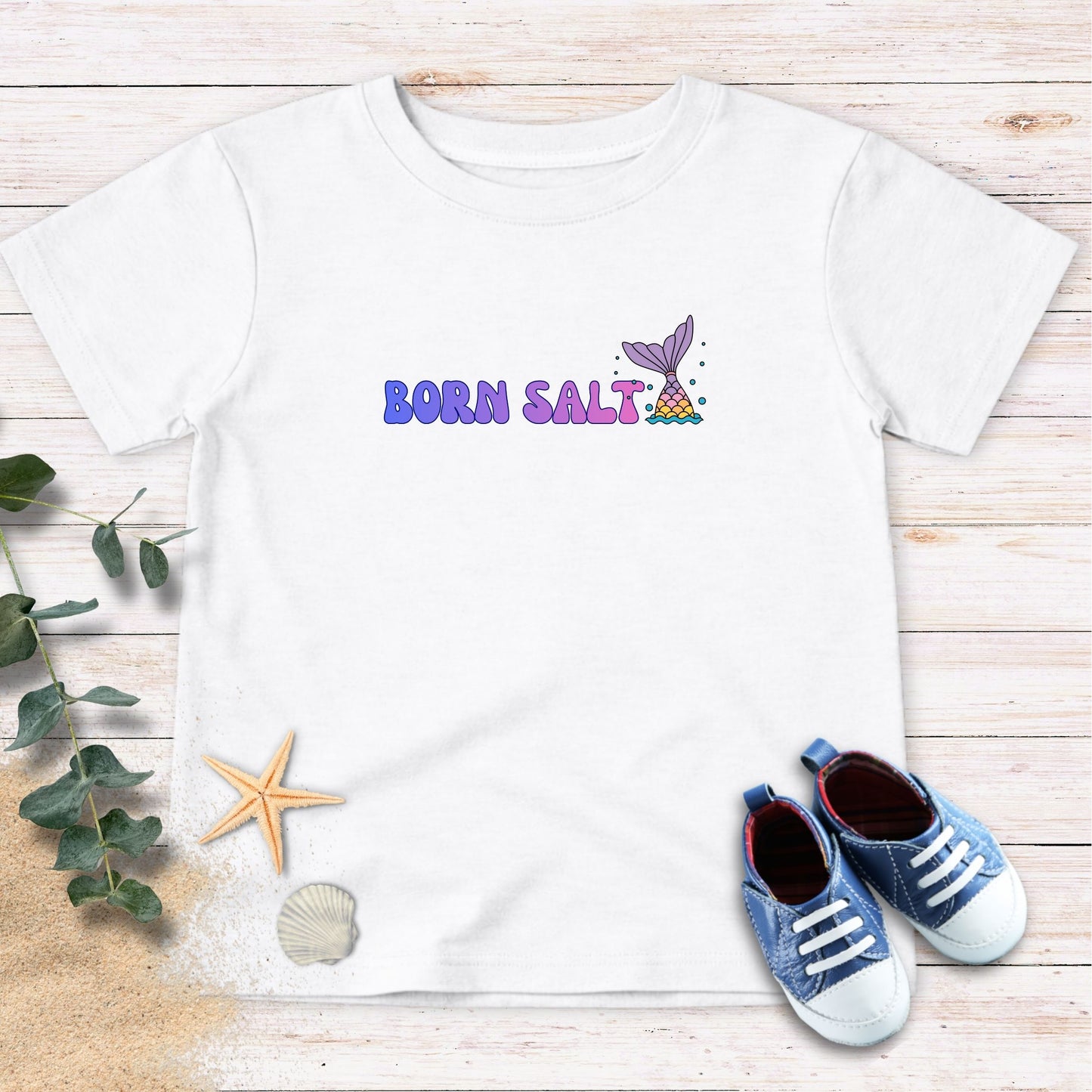 Born Salty Toddler Tee