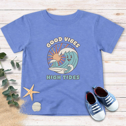 Good Vibes High Tides Toddler Tee