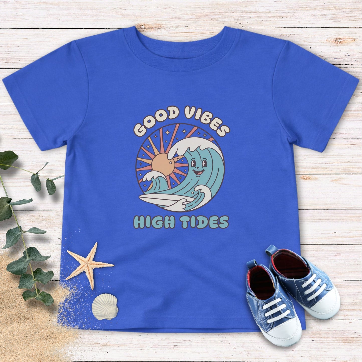 Good Vibes High Tides Toddler Tee