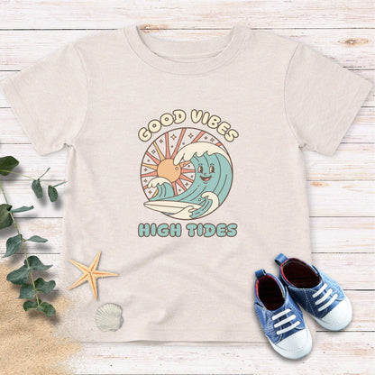 Good Vibes High Tides Toddler Tee
