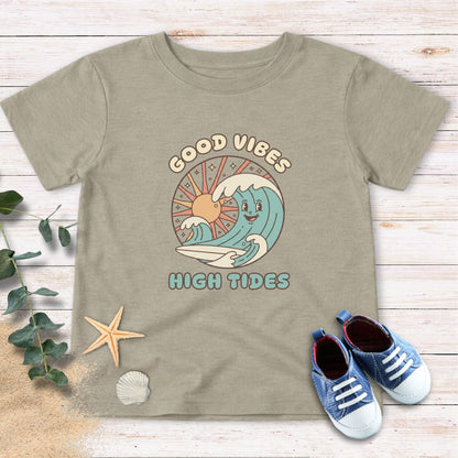 Good Vibes High Tides Toddler Tee