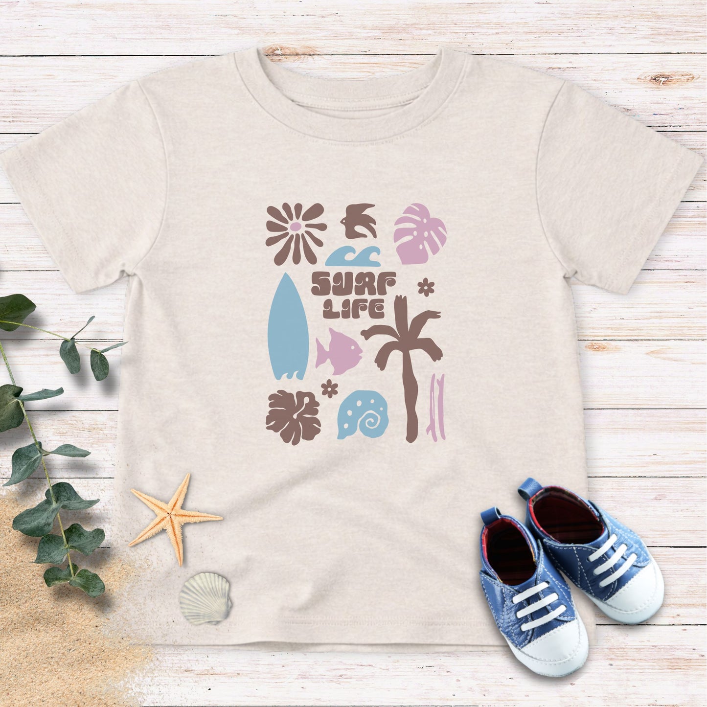 Surf life Toddler Tee