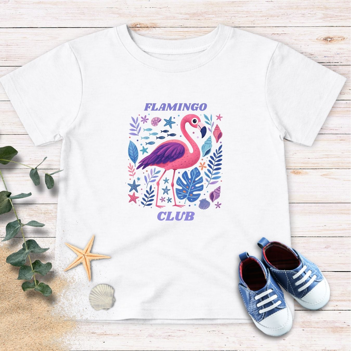Flamingo Club Toddler Tee