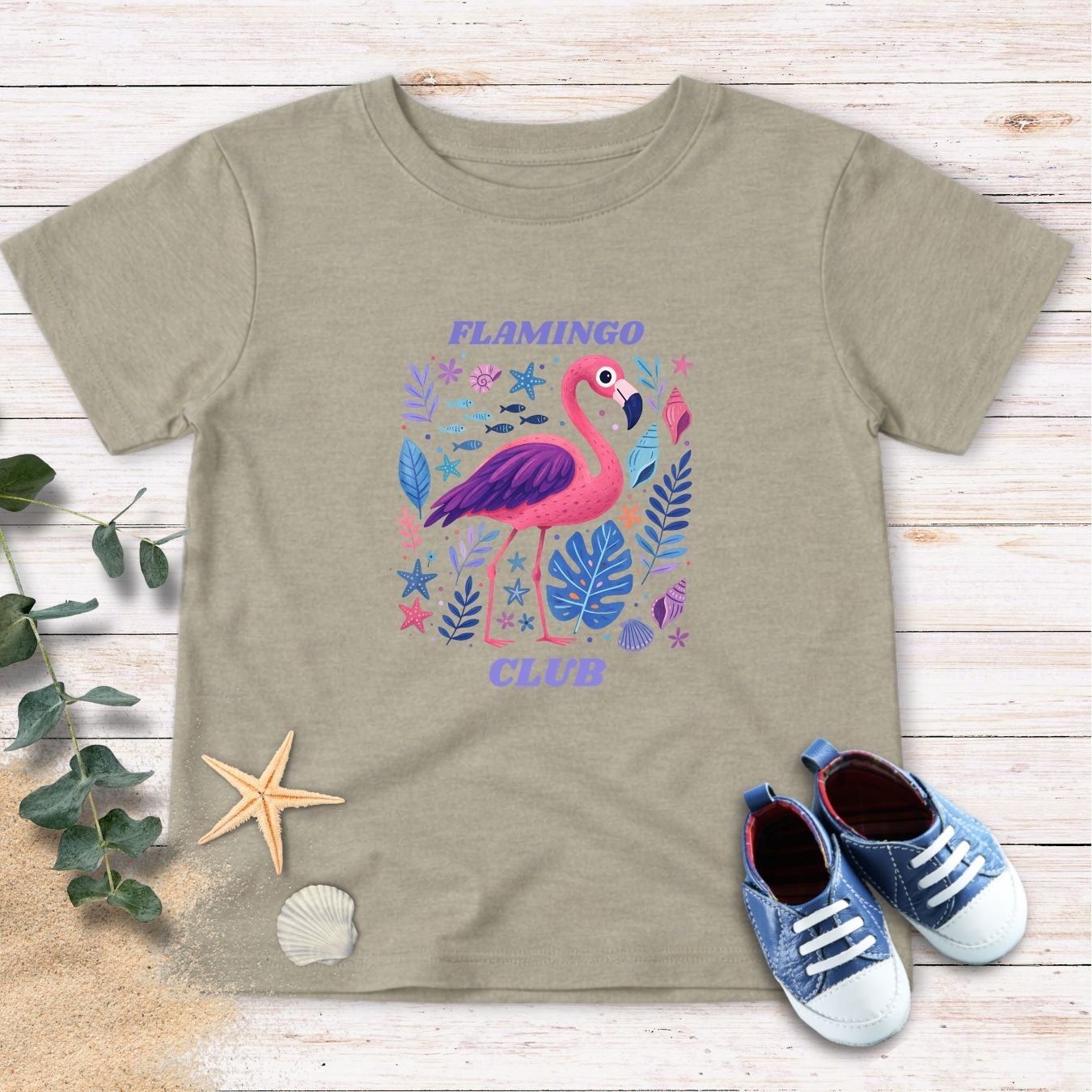 Flamingo Club Toddler Tee