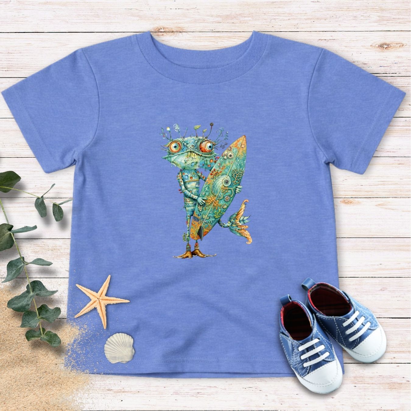 Reef Surfer Monster Toddler Tee