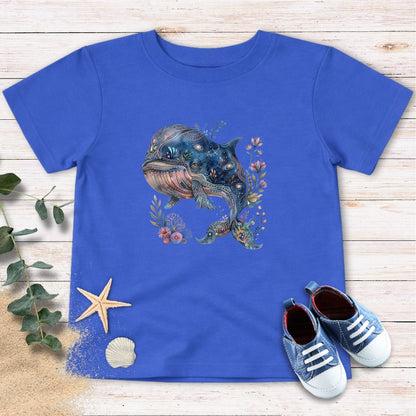 Cosmic Bloom Whale Toddler Tee