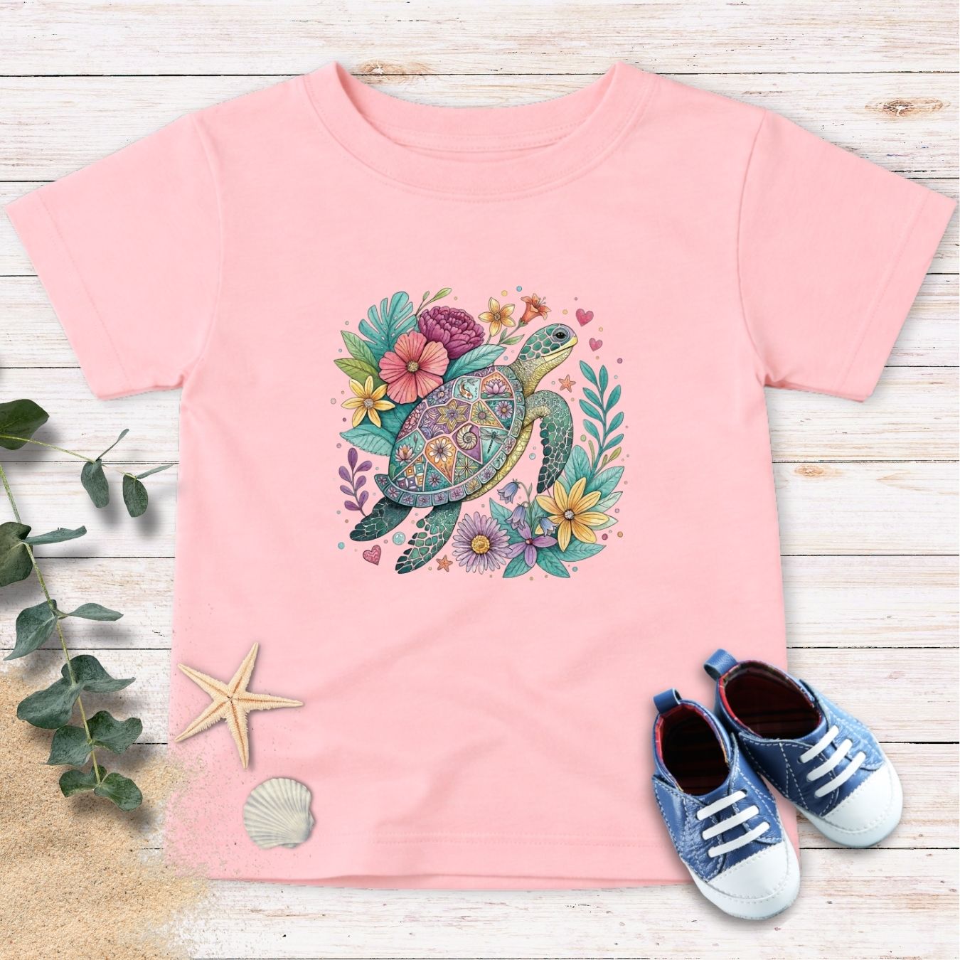 Blooming Turtle Tee