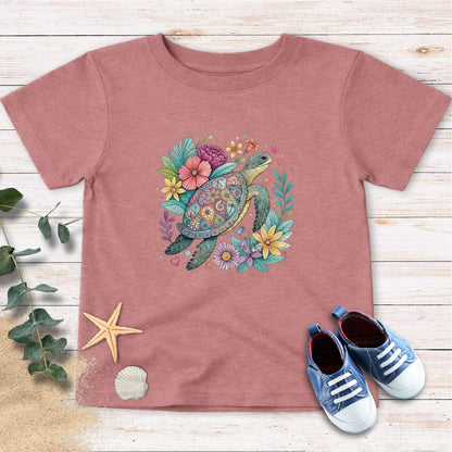 Blooming Turtle Tee