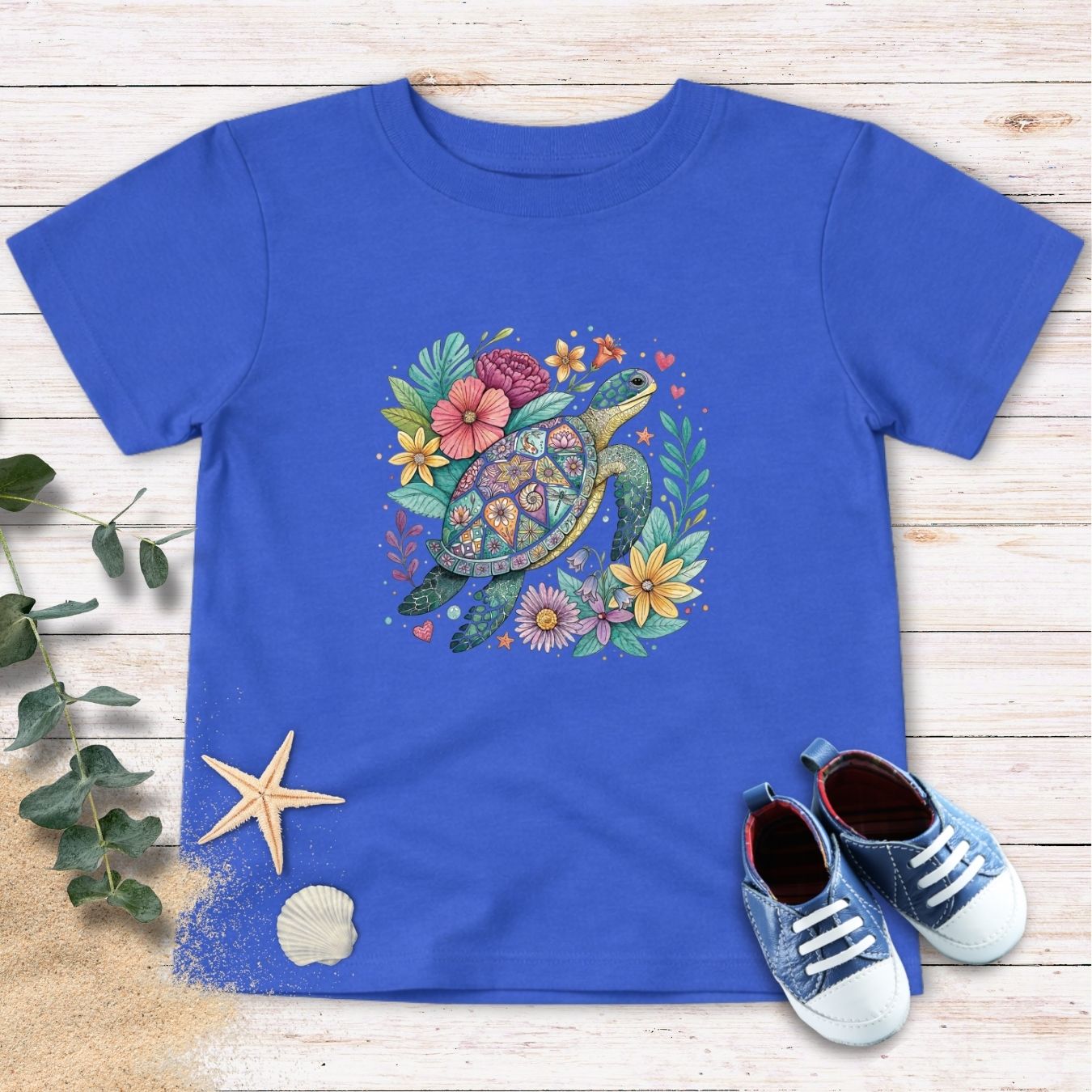Blooming Turtle Tee