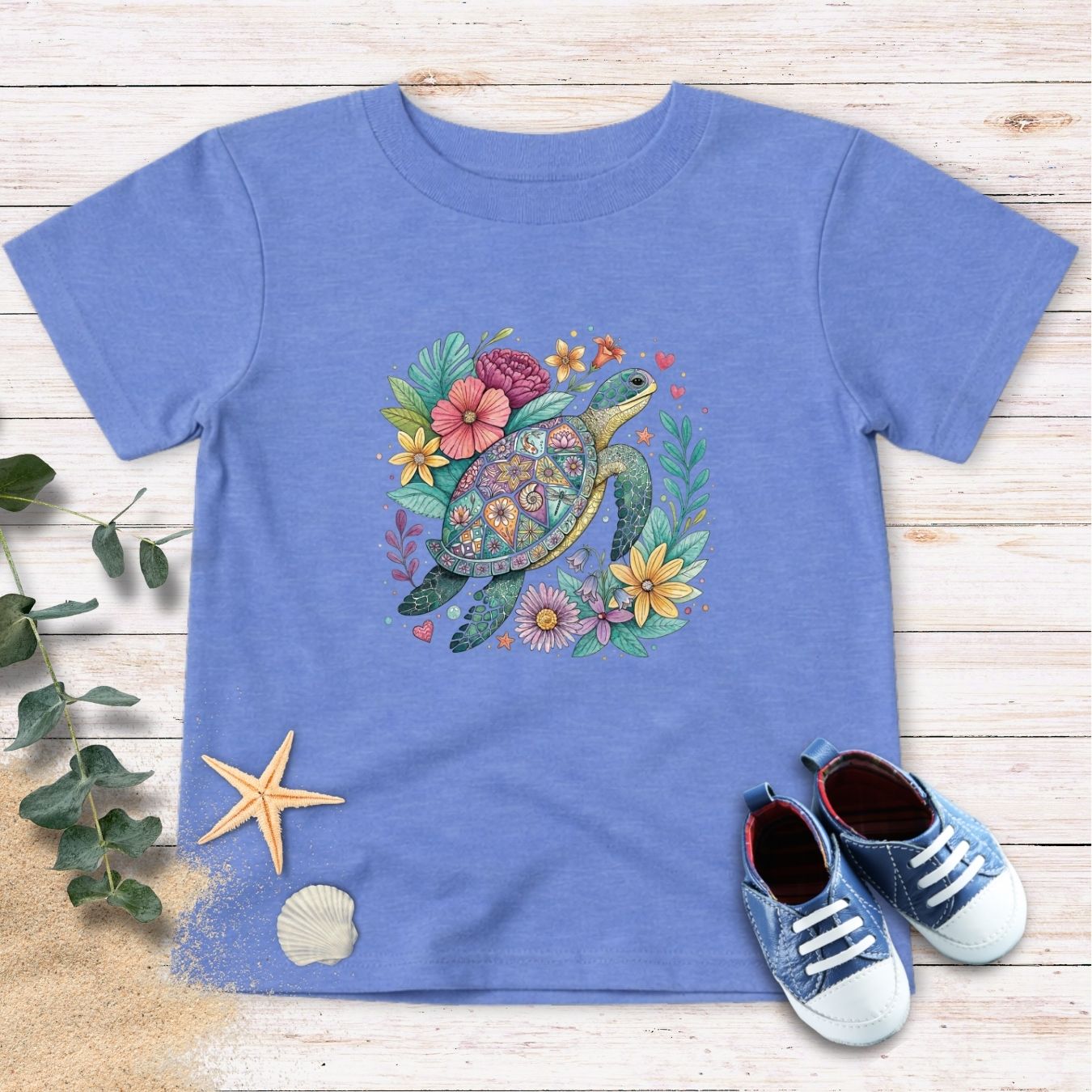 Blooming Turtle Tee