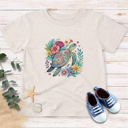 Blooming Turtle Tee