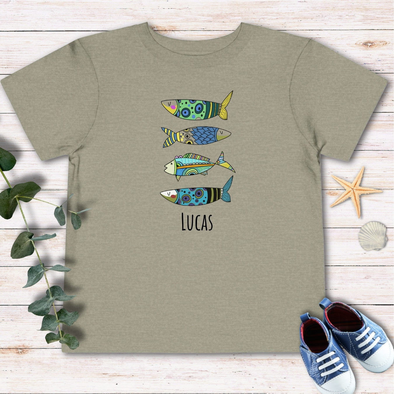 Personalized Sardines Toddler Tee
