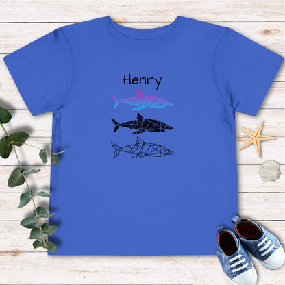 Personalized Sharks Toddler Tee