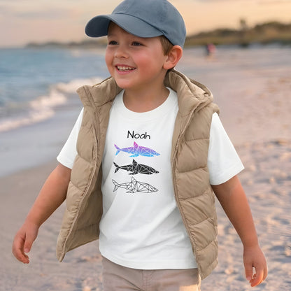 Personalized Sharks Toddler Tee
