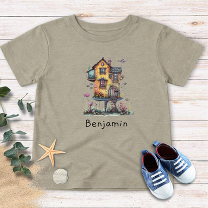 Personalized Underwater house Toddler Tee