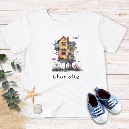 Personalized Underwater house Toddler Tee