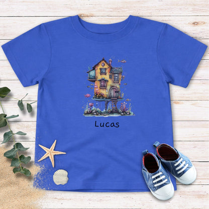 Personalized Underwater house Toddler Tee
