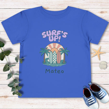 Personalized Surf’s up Toddler Tee
