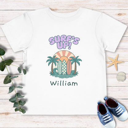 Personalized Surf’s up Toddler Tee