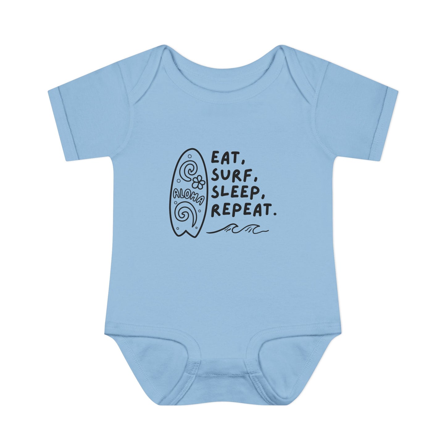 Eat sleep surf Bodysuit