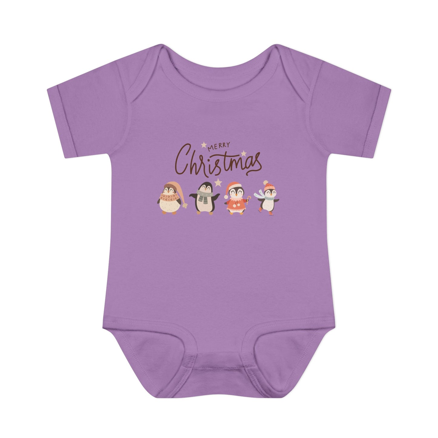Merry Christmas penguins Bodysuit