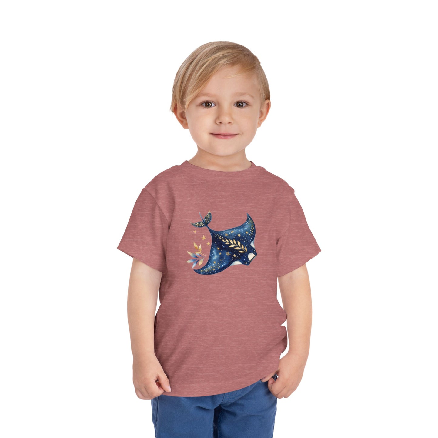 Manta Ray & stars Toddler Tee