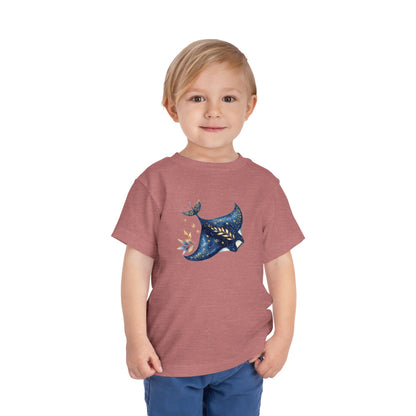 Manta Ray & stars Toddler Tee
