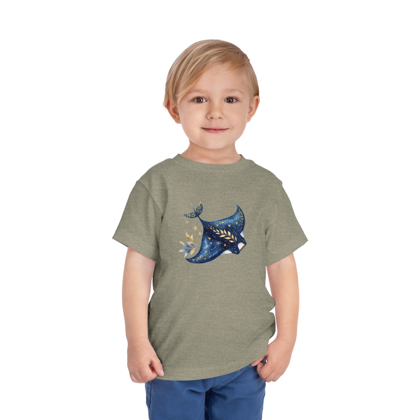Manta Ray & stars Toddler Tee