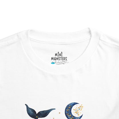 Moon, stars & whale Toddler Tee