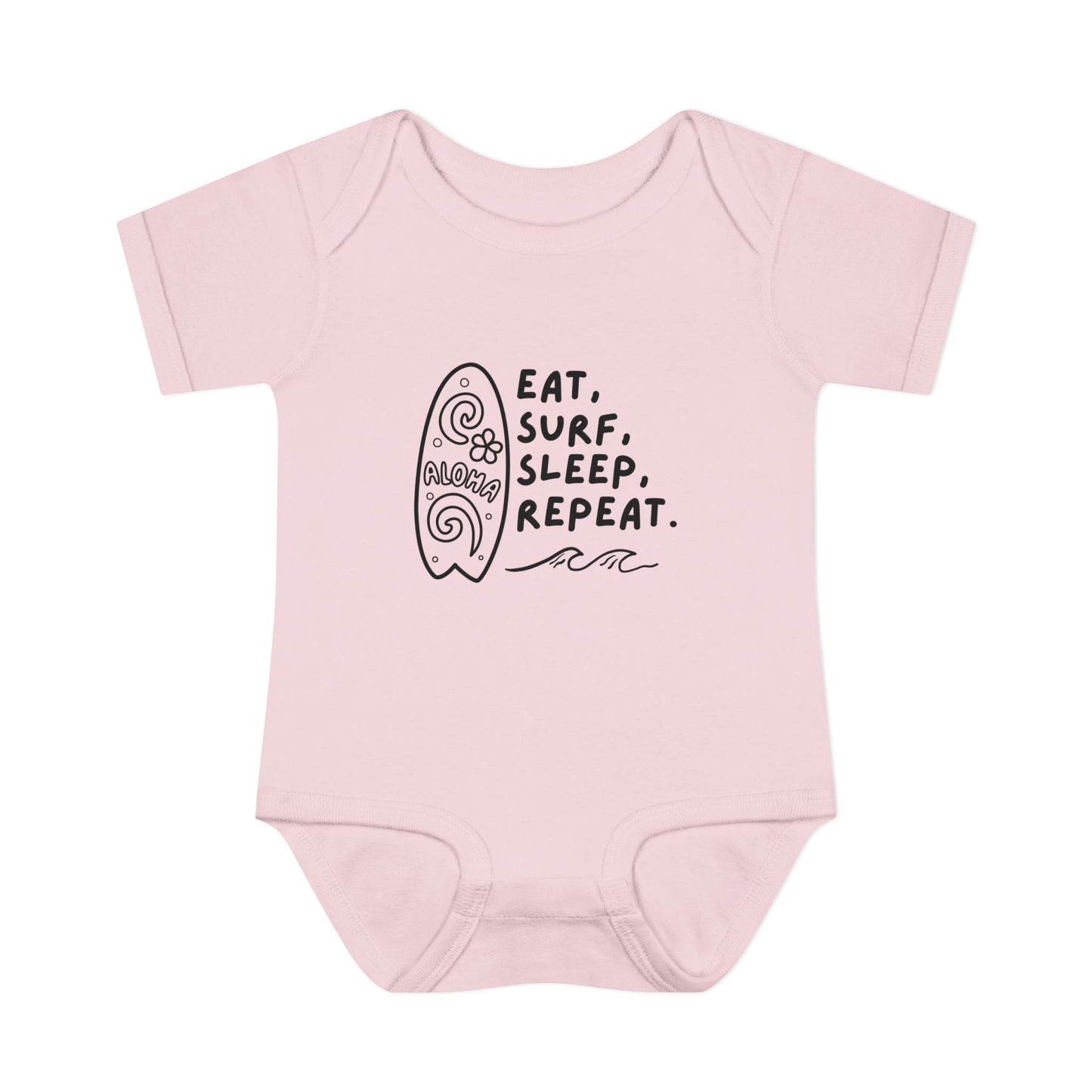 Eat sleep surf Bodysuit