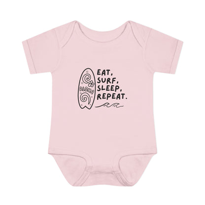 Eat sleep surf Bodysuit