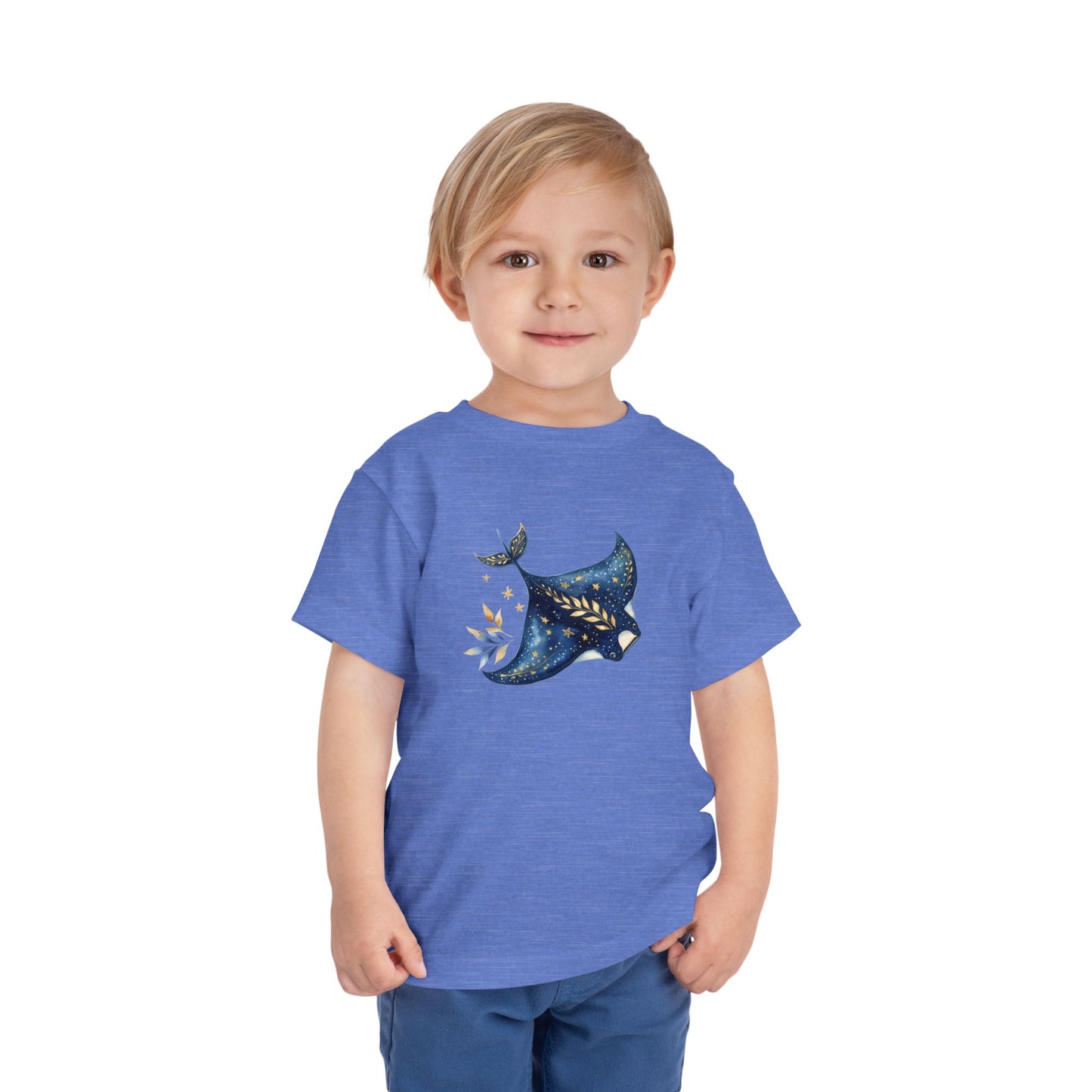 Manta Ray & stars Toddler Tee