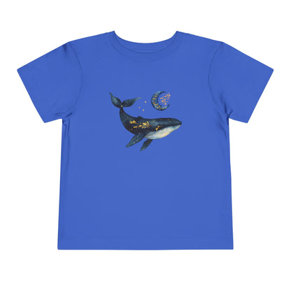 Moon, stars & whale Toddler Tee