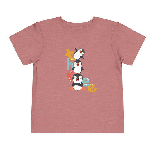 Three penguins Toddler Tee