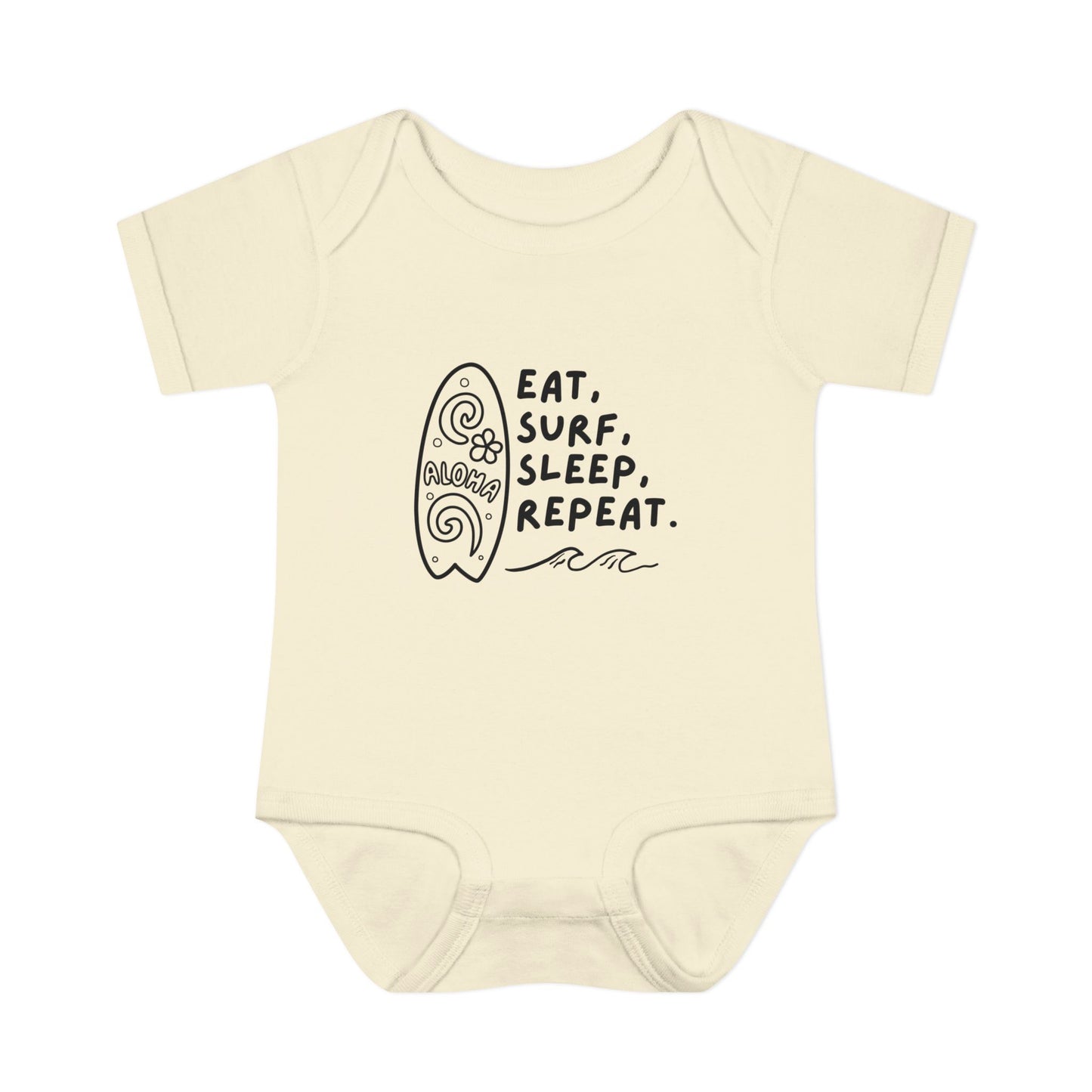 Eat sleep surf Bodysuit