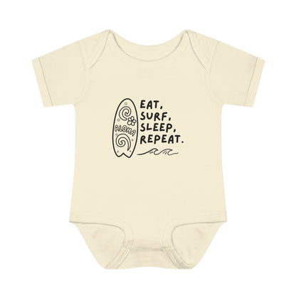 Eat sleep surf Bodysuit