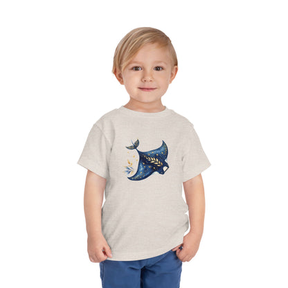 Manta Ray & stars Toddler Tee