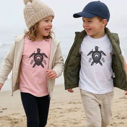 Turtle black Toddler Tee
